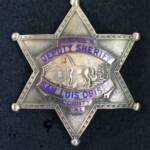 San Luis Obispo Sheriff Ranger, gold filled, dated on rear, 7-4-40. worn by Deputy Dick Kleck