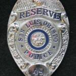 Old San Luis Obispo City Police Badge