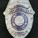 Special Investigator DA Investigator SLO County 1950's