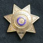 Contable Del Bassetti wore this badge in the 60's and early 70's for the 5th Judicial District of SLO County